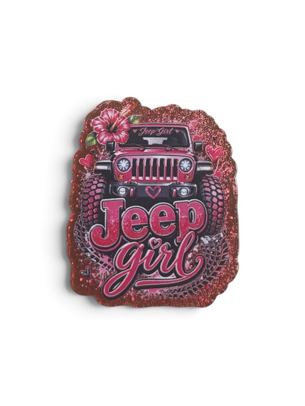 Pink Glitter Girls Phone Grip